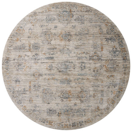 Jean Stoffer x Loloi Katherine Kes-04 Pebble/Ocean Rug.