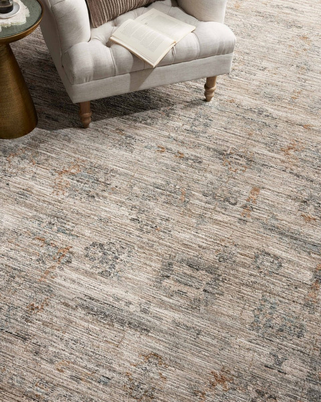 Jean Stoffer x Loloi Katherine Kes-04 Pebble/Ocean Rug.