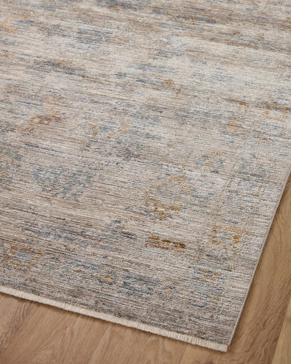 Jean Stoffer x Loloi Katherine Kes-04 Pebble/Ocean Rug.