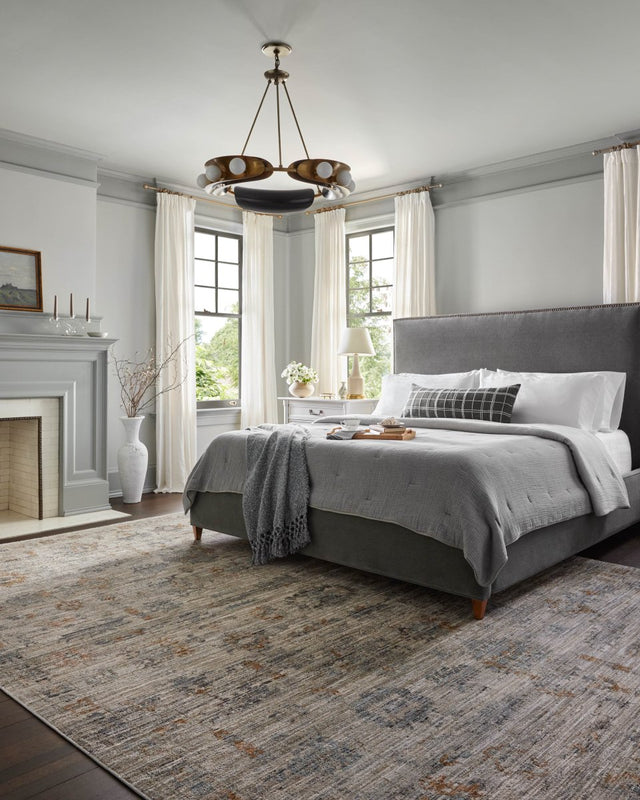 Jean Stoffer x Loloi Katherine Kes-04 Pebble/Ocean Rug.