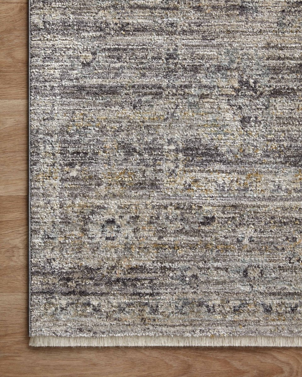 Jean Stoffer x Loloi Katherine Kes-05 Graphite/Jade Rug.