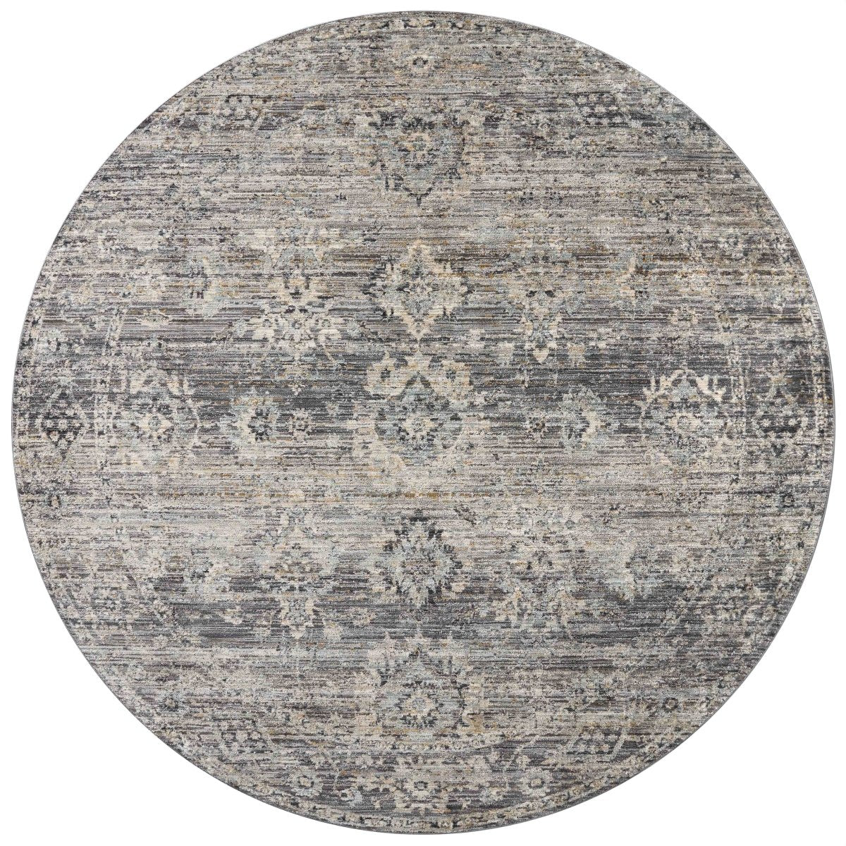 Jean Stoffer x Loloi Katherine Kes-05 Graphite/Jade Rug.