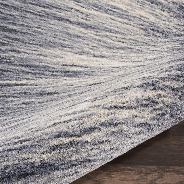 Kathy Ireland Home Moroccan Celebration Ki389 Blue / Grey Rugs.