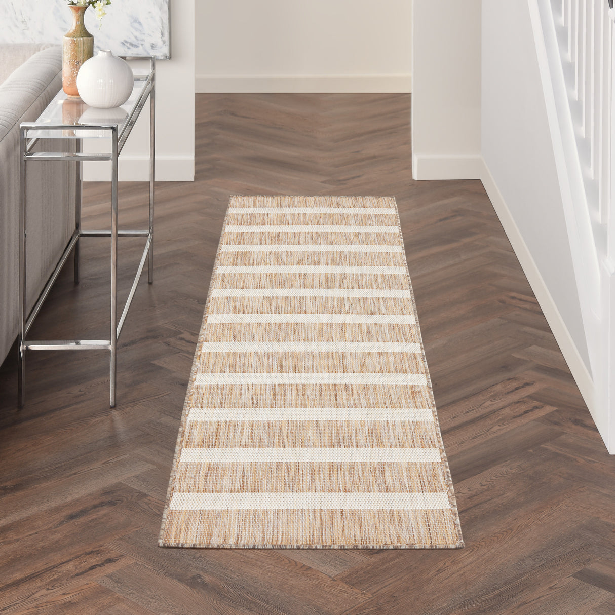 Nourison Positano Pos03 Beige Ivory Rug
