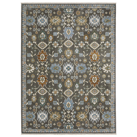 Oriental Weavers Sphinx KEIRA KEI01 Grey Floral Rugs
