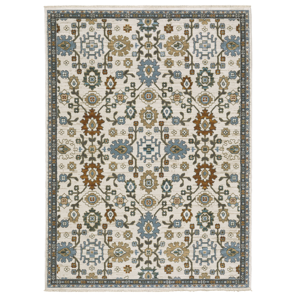Oriental Weavers Sphinx KEIRA KEI02 Ivory Floral Rugs