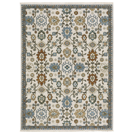 Oriental Weavers Sphinx KEIRA KEI02 Ivory Floral Rugs