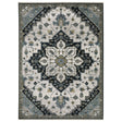 Oriental Weavers Sphinx KEIRA KEI04 Blue Medallion Rugs