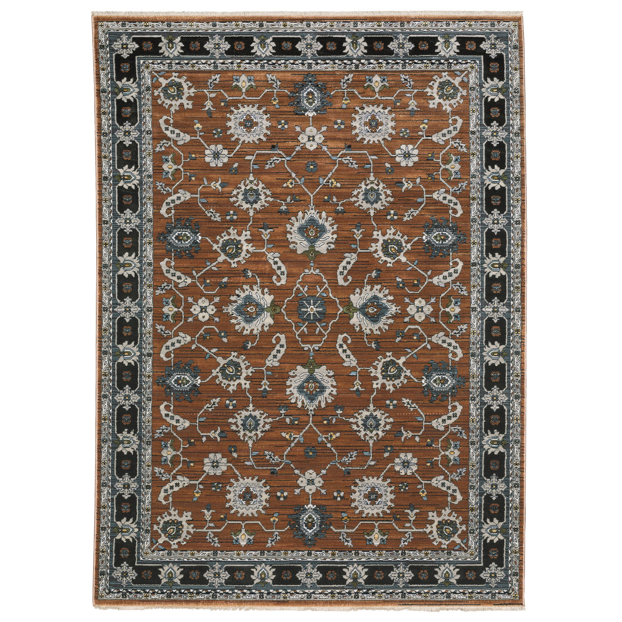 Oriental Weavers Sphinx KEIRA KEI05 Rust Traditional Rugs