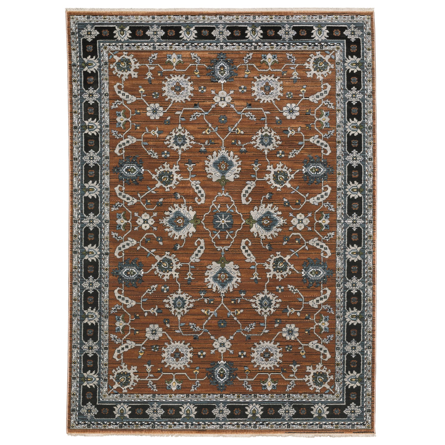 Oriental Weavers Sphinx KEIRA KEI05 Rust Traditional Rugs