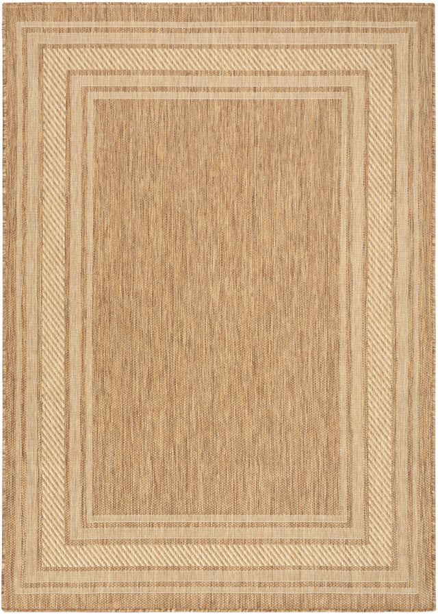 Nourison Horizon Indoor/Outdoor HOZ03 Natural Contemporary Area Rugs