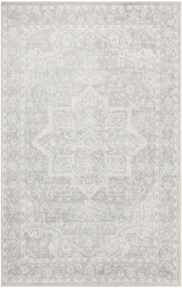 Nourison Astra Machine Washable ASW12 Machine Made Grey Rug