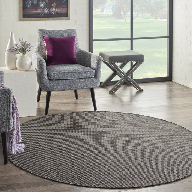 Nourison Positano Pos01 Charcoal Rugs