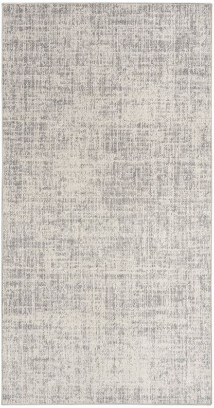 Calvin Klein Home Currents Cur01 Ivory Grey Area Rug