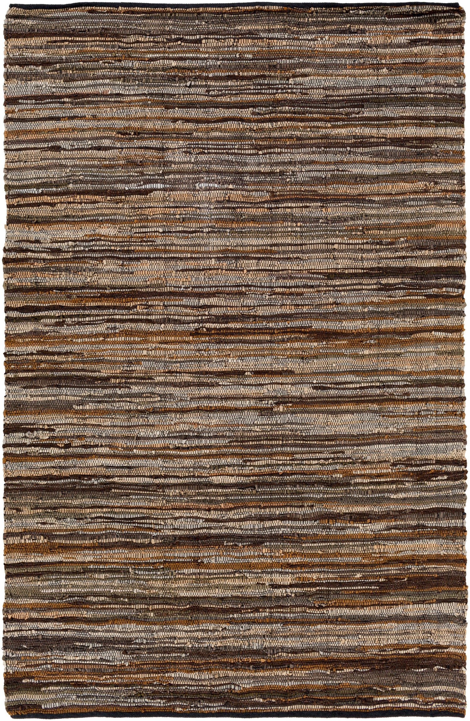 Surya Log Cabin Lgc-1000 Dark Brown, Camel, Light Gray, Khaki Rugs.