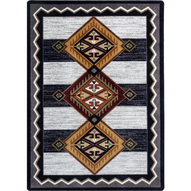 American Dakota Lineage Black & White Rug