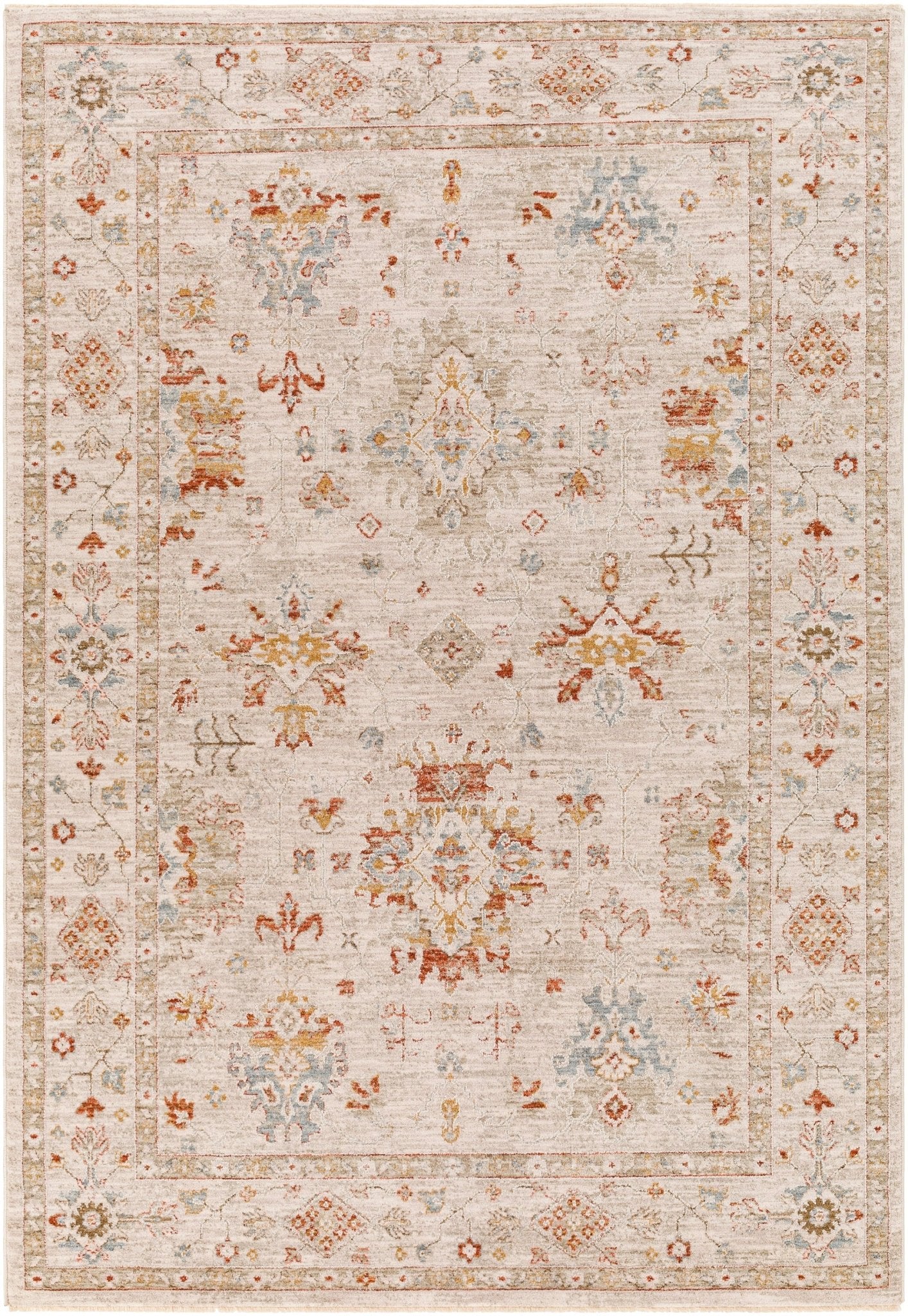 Livabliss Avant Garde Avt - 2311 Burnt Orange, Olive, Denim, Medium Gray Rugs - Livabliss - avt2311 - 23