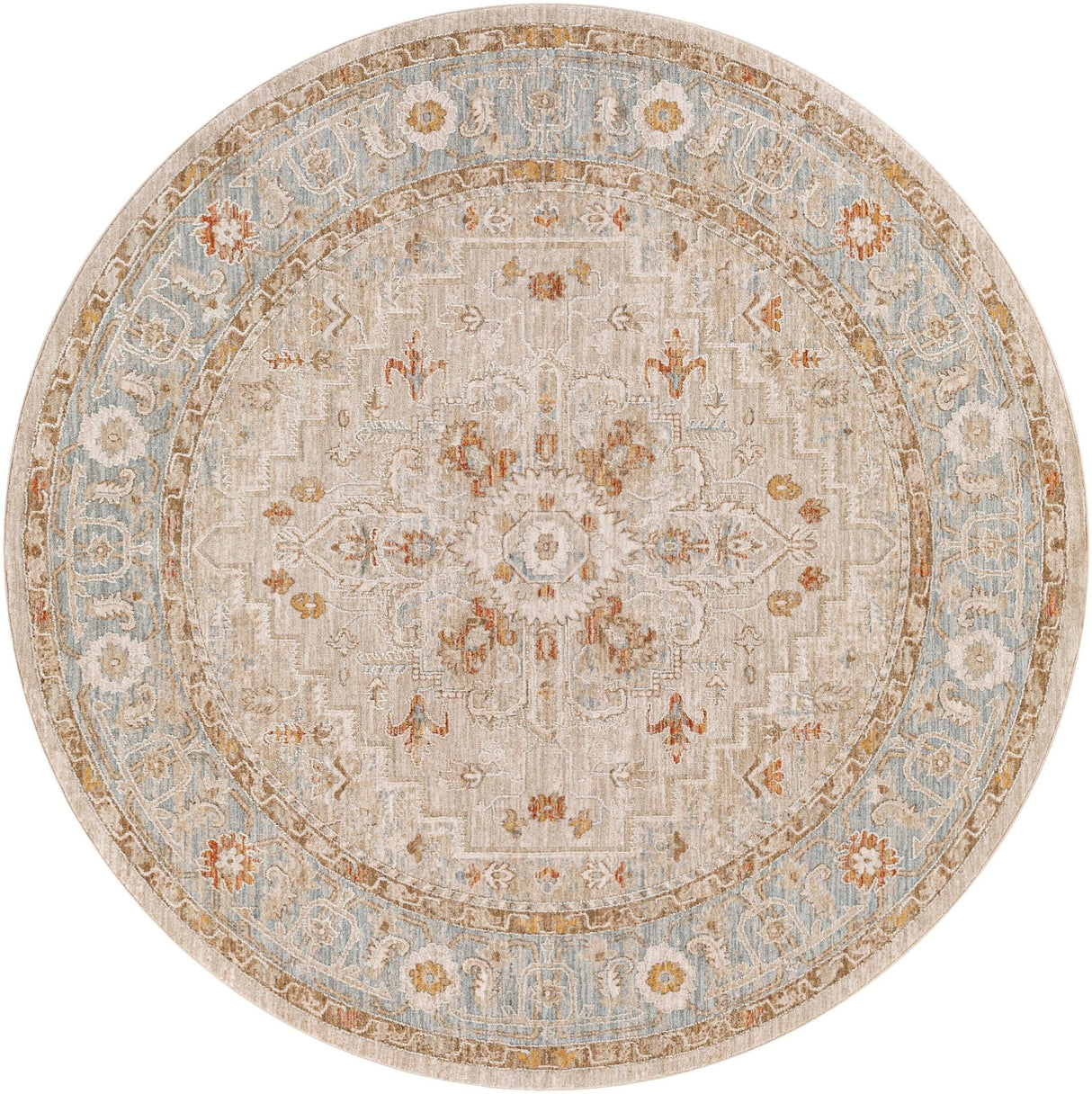 Livabliss Avant Garde Avt - 2316 Sage, Olive, Burnt Orange, Denim Rugs - Livabliss - avt2316 - 53rd