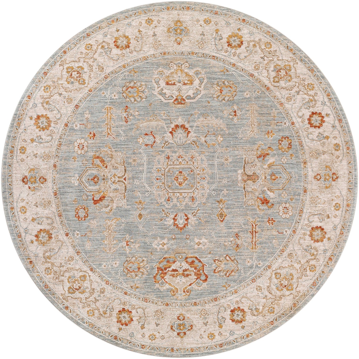 Livabliss Avant Garde Avt - 2318 Denim, Sage, Burnt Orange, Olive Rugs - Livabliss - avt2318 - 53rd