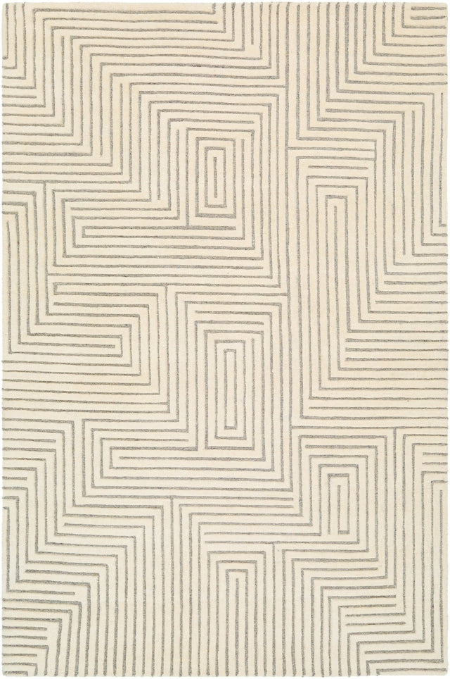 Livabliss Brook Bko - 2313 Beige, Medium Gray Rug - Livabliss - bko2313 - 23