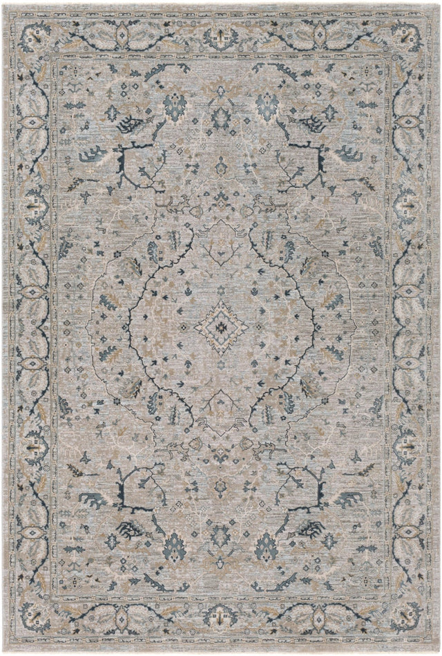 Livabliss Brunswick Bwk - 2314 Dark Green, Sage, Denim, Beige Rugs - Livabliss - bwk2314 - 23
