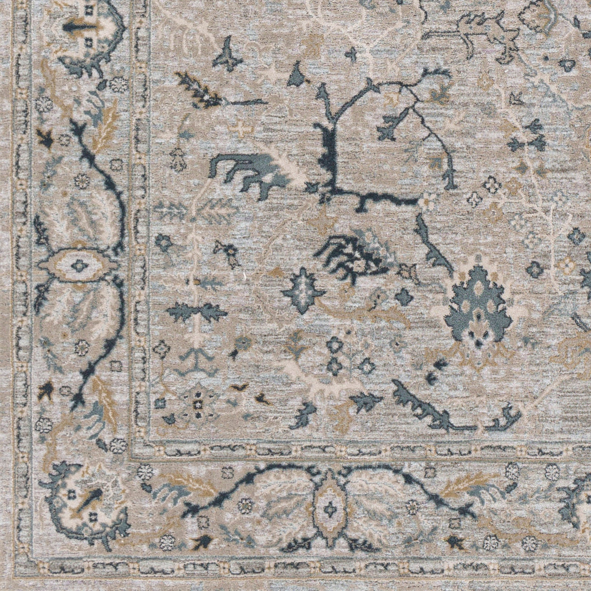 Livabliss Brunswick Bwk - 2314 Dark Green, Sage, Denim, Beige Rugs - Livabliss - bwk2314 - 2773