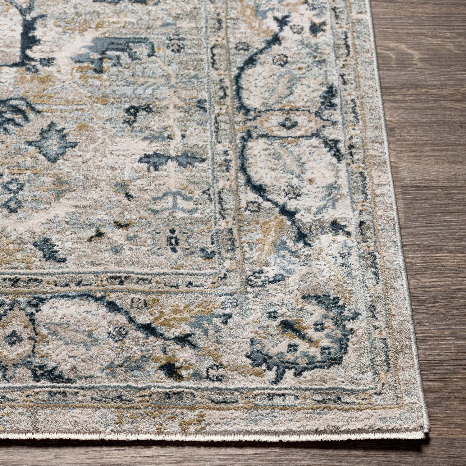 Livabliss Brunswick Bwk - 2314 Dark Green, Sage, Denim, Beige Rugs - Livabliss - bwk2314 - 2773