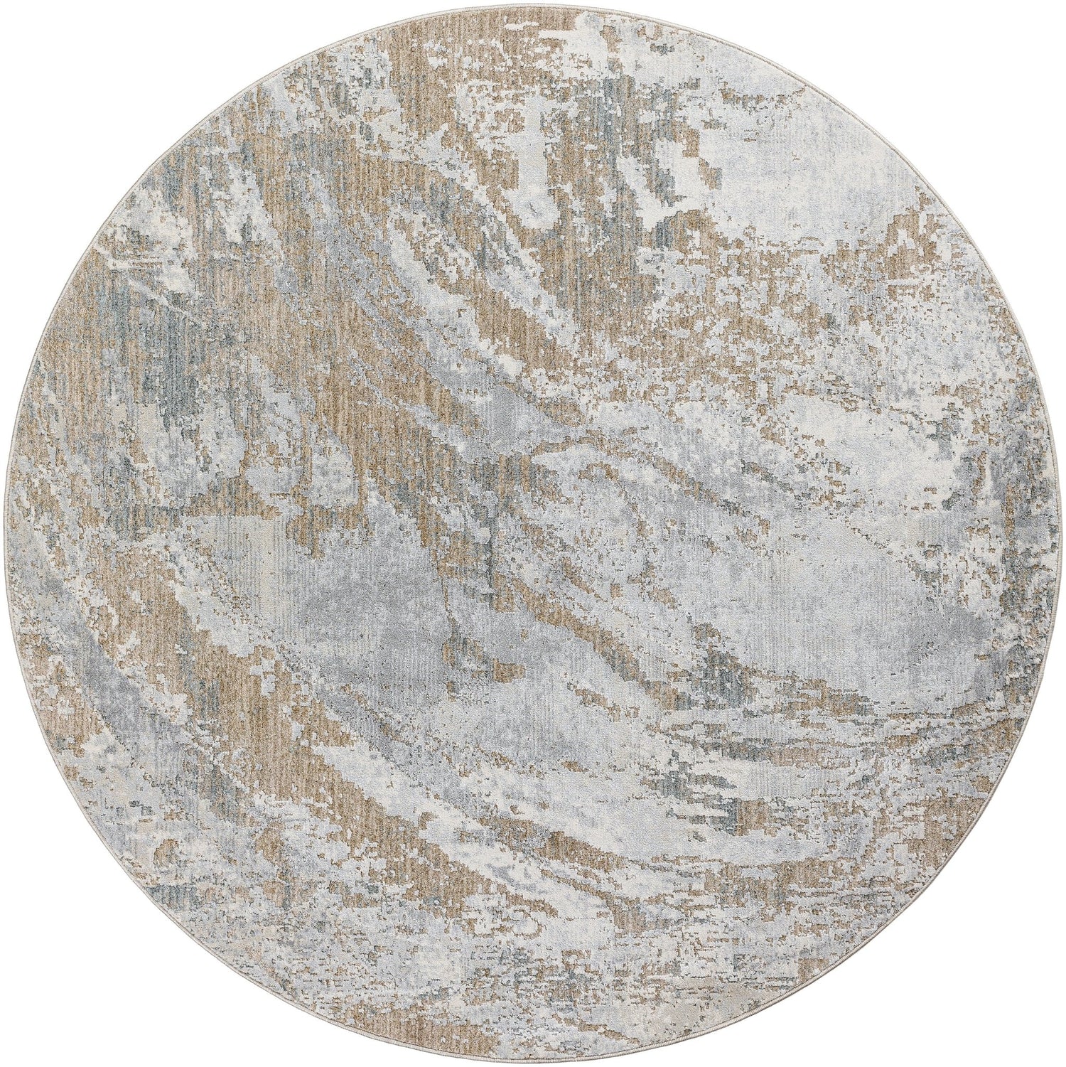 Livabliss Brunswick Bwk - 2336 Cream, Taupe, Tan, Light Slate, Blue, Gray Rug - Livabliss - bwk2336 - 23