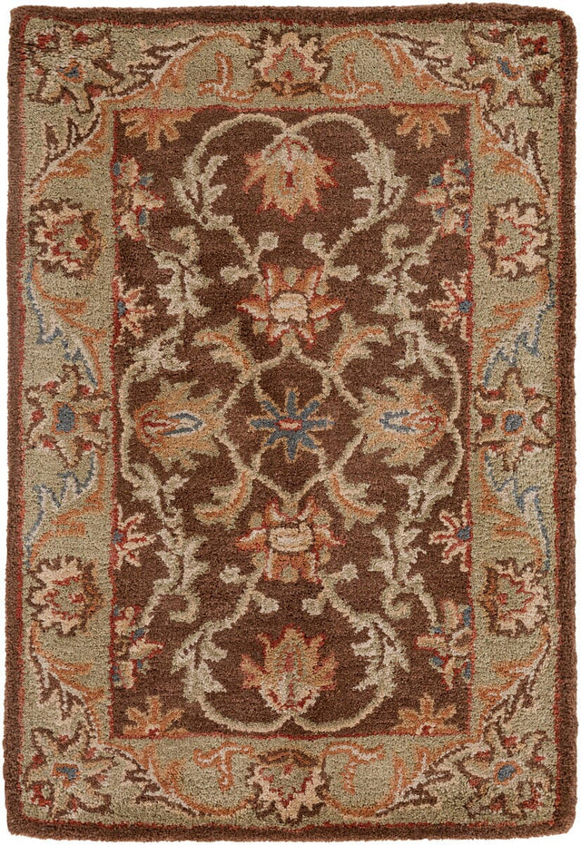 Livabliss Caesar cae - 1009 Chocolate / Rust / Sage / Beige Rugs - Livabliss - cae1009 - 24hm