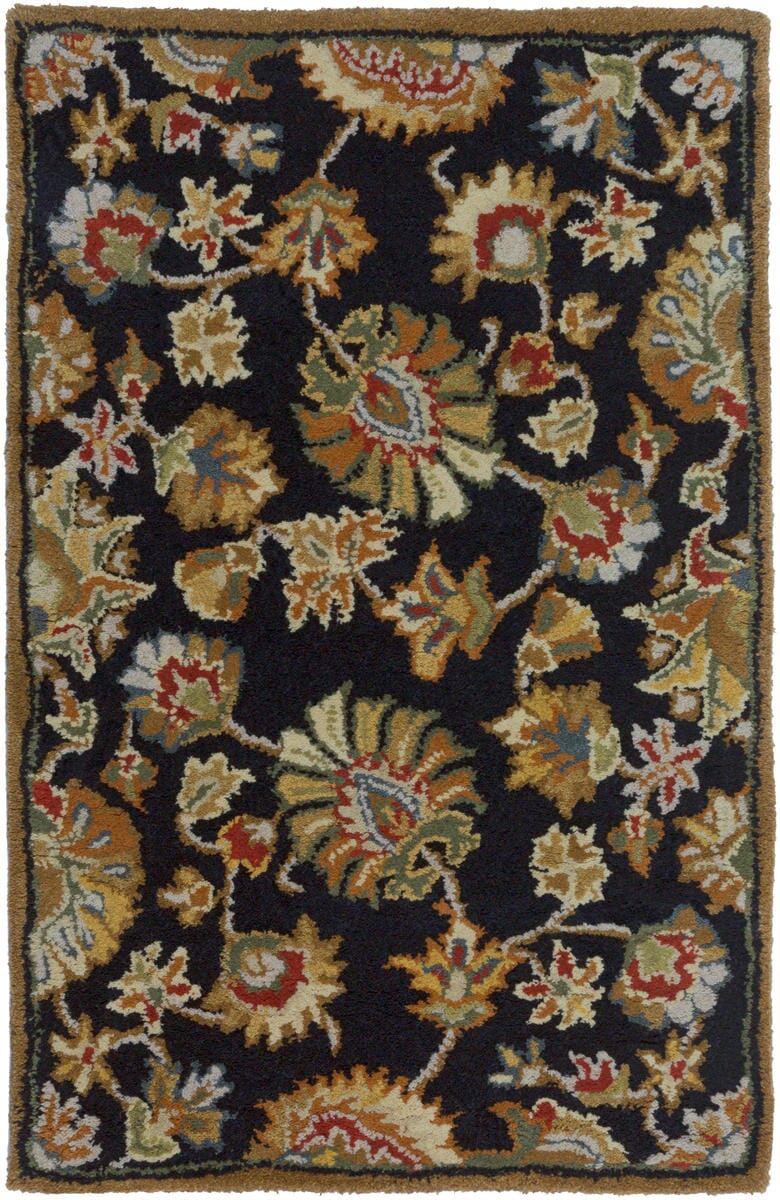 Livabliss Caesar cae - 1027 Black / Brown / Gold / Red Rugs - Livabliss - cae1027 - 24hm