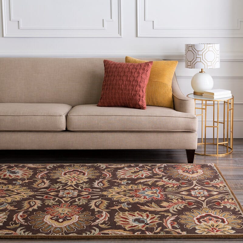 Livabliss Caesar cae - 1028 Chocolate / Golden Brown / Gold Rugs - Livabliss - cae1028 - 23