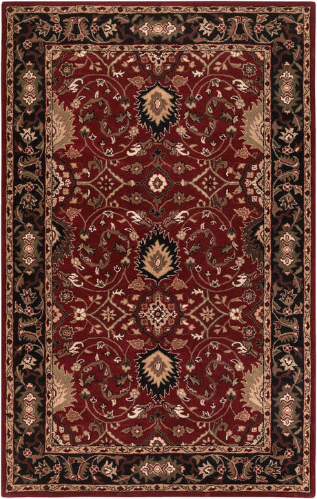 Livabliss Caesar cae - 1031 Red / Black / Olive / Gold Rugs - Livabliss - cae1031 - 23