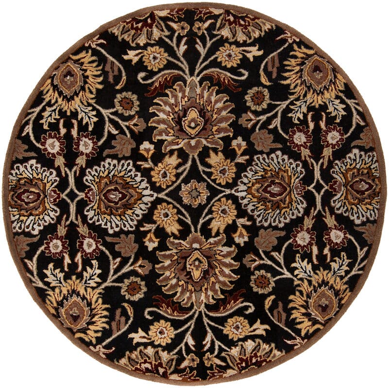 Livabliss Caesar cae - 1053 Maroon / Red Clay / Jet Black Rugs - Livabliss - cae1053 - 4rd