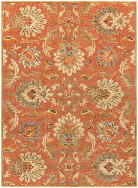 Livabliss Caesar Cae - 1112 Red Clay / Golden Ochre Rugs - Livabliss - cae1112 - 4rd