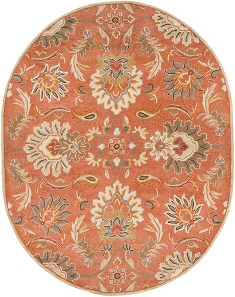 Livabliss Caesar Cae - 1112 Red Clay / Golden Ochre Rugs - Livabliss - cae1112 - 69ov