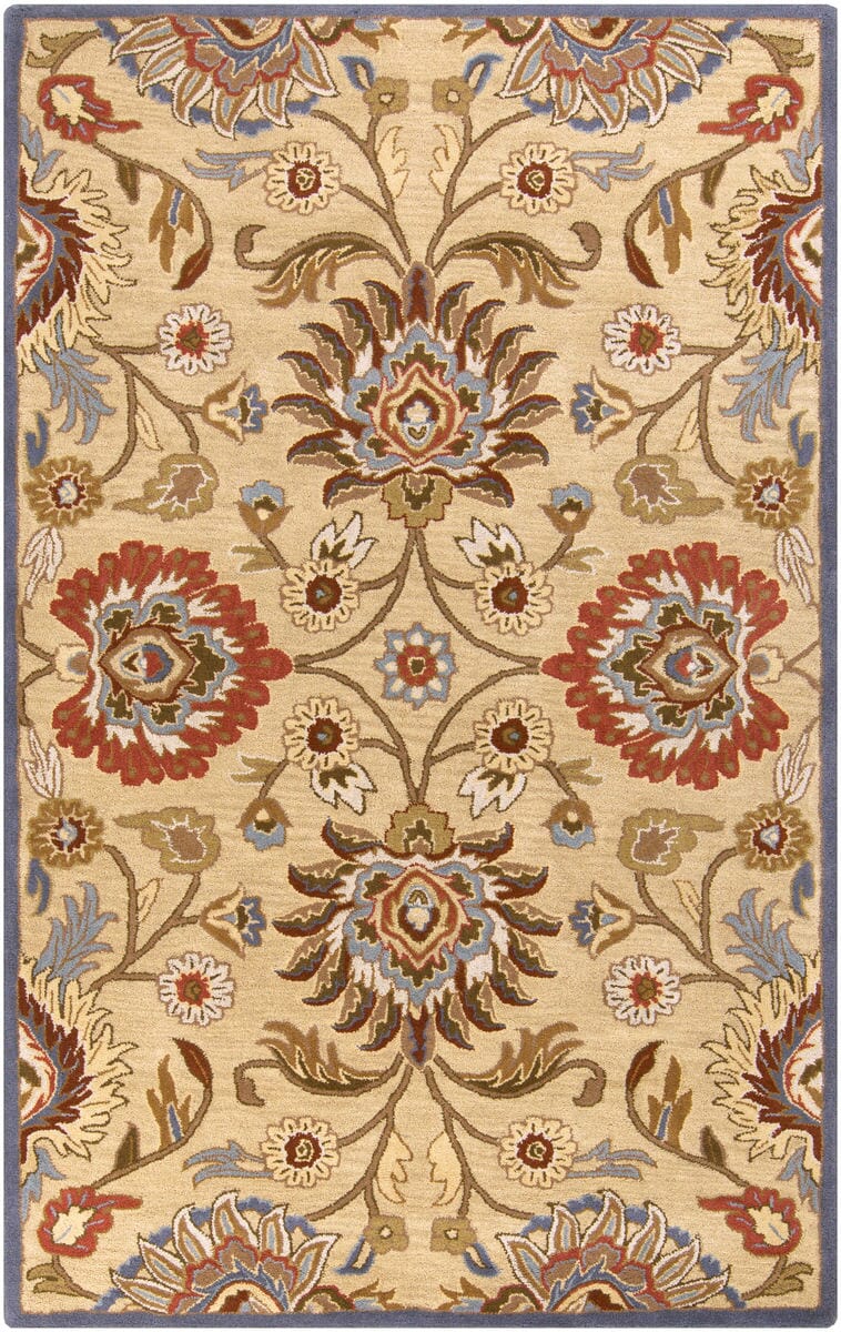 Livabliss Caesar Cae - 1116 Khaki / Night Sky / Brick Red Rugs - Livabliss - cae1116 - 23