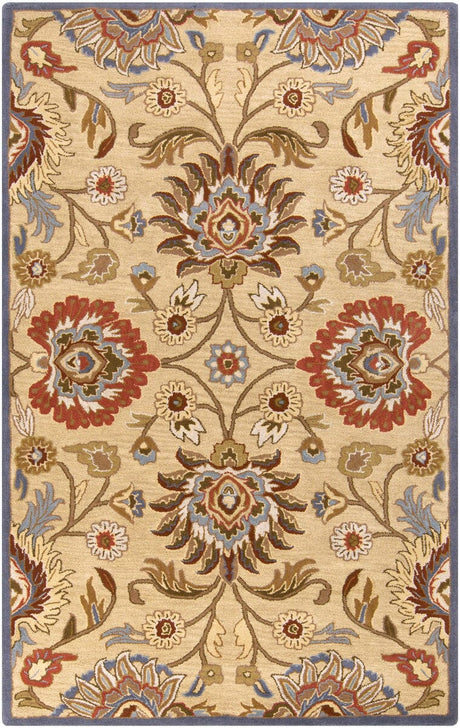 Livabliss Caesar Cae - 1116 Khaki / Night Sky / Brick Red Rugs - Livabliss - cae1116 - 23