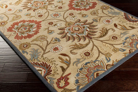 Livabliss Caesar Cae - 1116 Khaki / Night Sky / Brick Red Rugs - Livabliss - cae1116 - 4rd