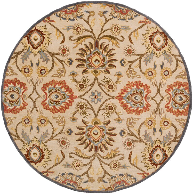 Livabliss Caesar Cae - 1116 Khaki / Night Sky / Brick Red Rugs - Livabliss - cae1116 - 4rd