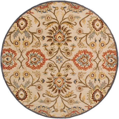 Livabliss Caesar Cae - 1116 Khaki / Night Sky / Brick Red Rugs - Livabliss - cae1116 - 4rd