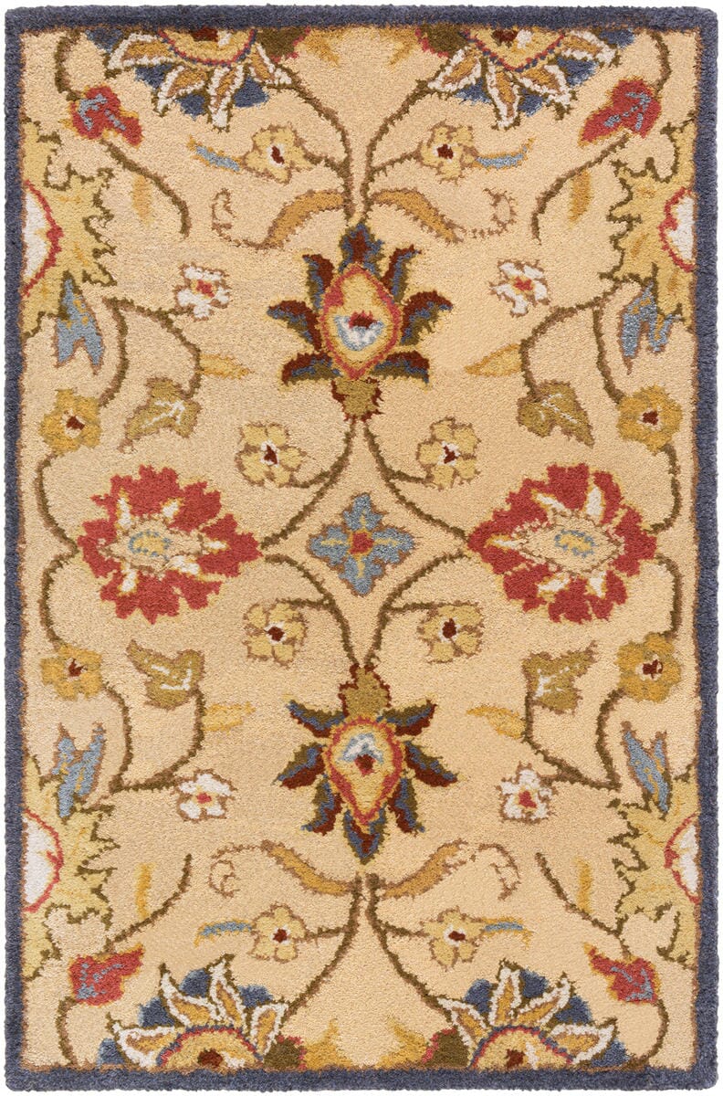 Livabliss Caesar Cae - 1116 Khaki / Night Sky / Brick Red Rugs - Livabliss - cae1116 - 69ov
