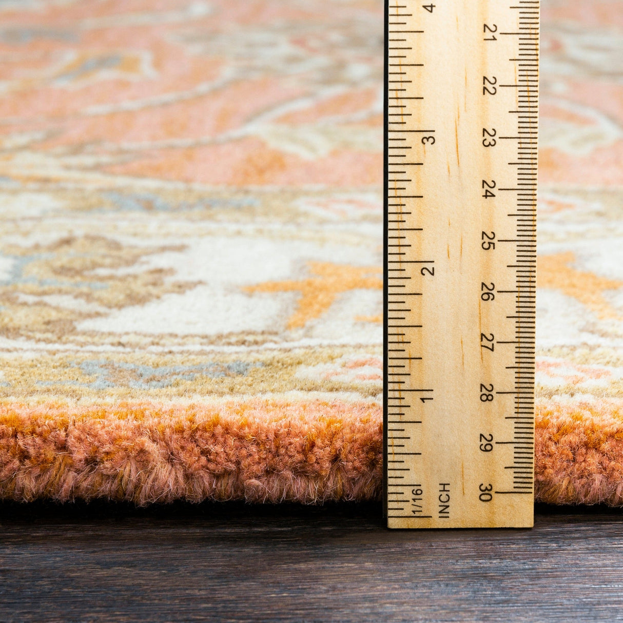 Livabliss Caesar Cae - 1124 Brick Red, Taupe Rug - Livabliss - cae1124 - 4rd