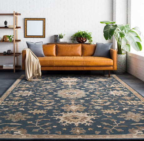 Livabliss Caesar Cae - 1154 Navy / Taupe / Moss / Beige / Olive Rugs - Livabliss - cae1154 - 23