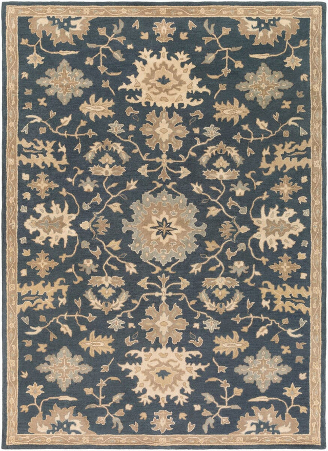 Livabliss Caesar Cae - 1154 Navy / Taupe / Moss / Beige / Olive Rugs - Livabliss - cae1154 - 4rd