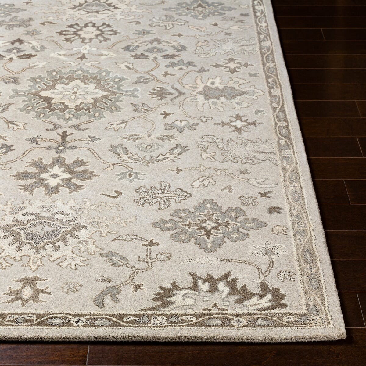 Livabliss Caesar Cae - 1197 Taupe, Charcoal, Dark Brown, Beige Rugs - Livabliss - cae1197 - 23