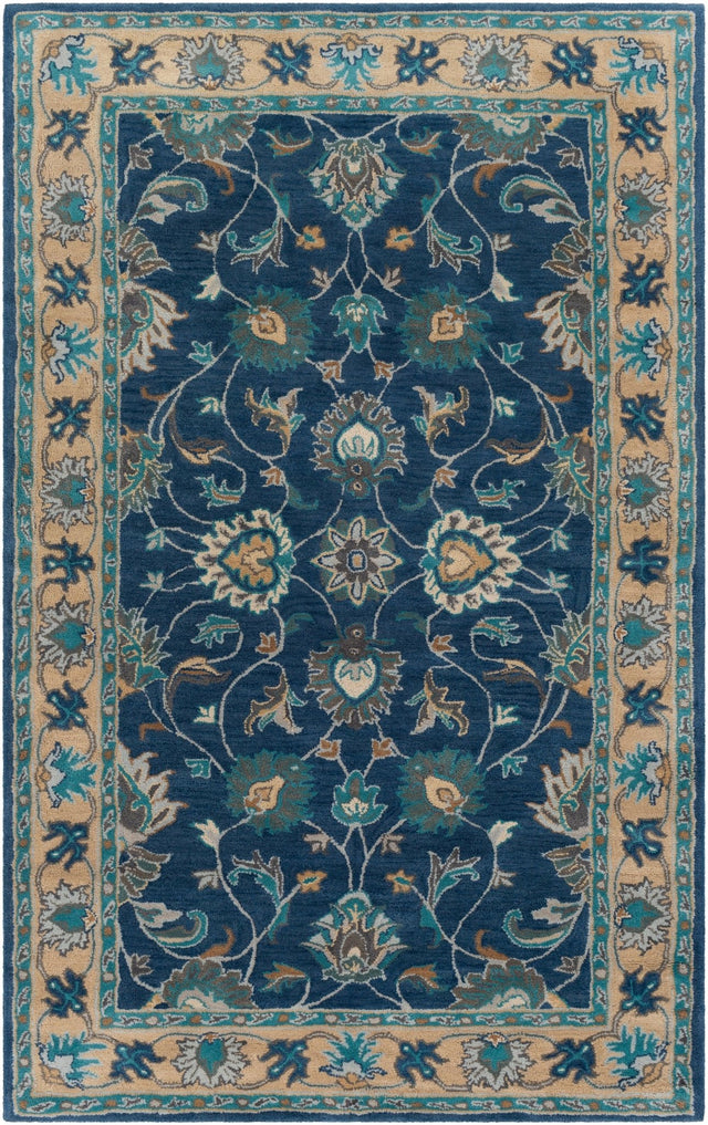 Livabliss Caesar Cae - 1220 Dark Blue, Teal Rug - Livabliss - cae1220 - 23
