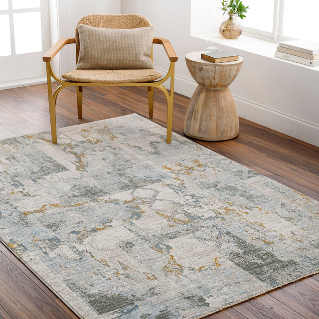 Livabliss Dresden Dre - 2301 Taupe, Off - White, Dusty Sage, Light Gray, Deep Teal Rug - Livabliss - dre2301 - 23