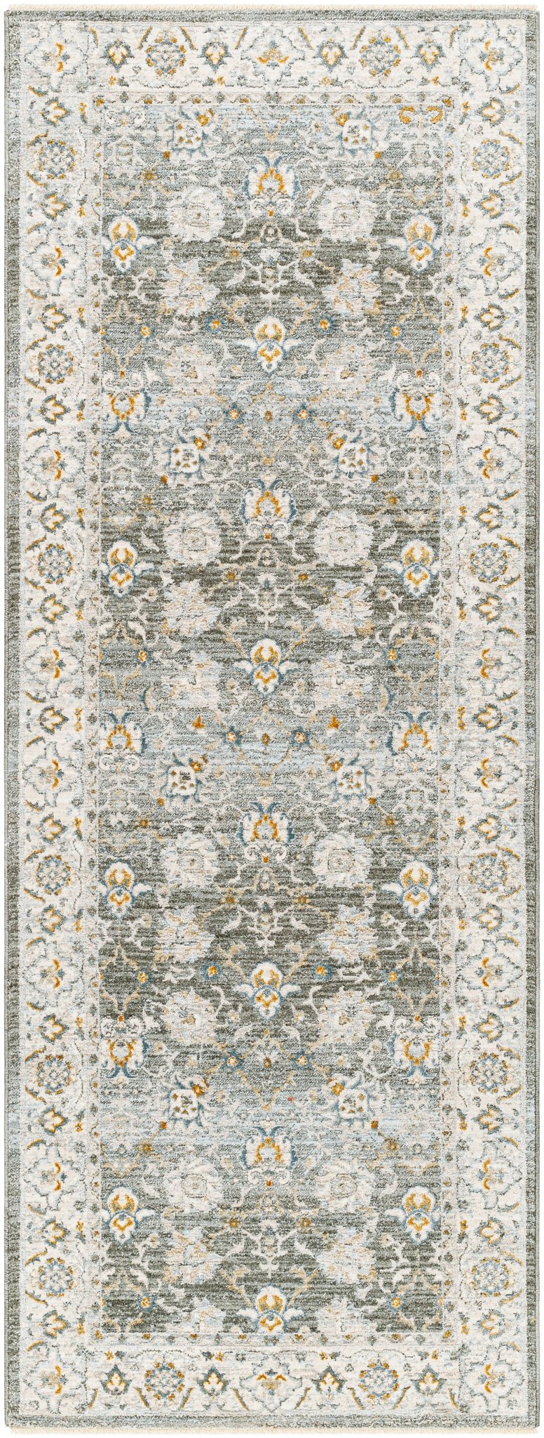 Livabliss Dresden Dre - 2312 Taupe, Dusty Sage, Off - White, Light Gray, Deep Teal Rug - Livabliss - dre2312 - 2773