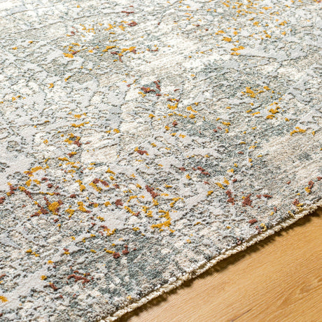 Livabliss Dresden Dre - 2314 Gray, White, Medium Gray, Light Slate, Mustard, Rust Rug - Livabliss - dre2314 - 23