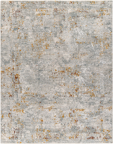 Livabliss Dresden Dre - 2314 Gray, White, Medium Gray, Light Slate, Mustard, Rust Rug - Livabliss - dre2314 - 23